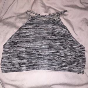 heather gray sports bra/bralette